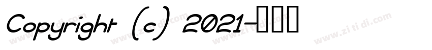 Copyright (c) 2021字体转换